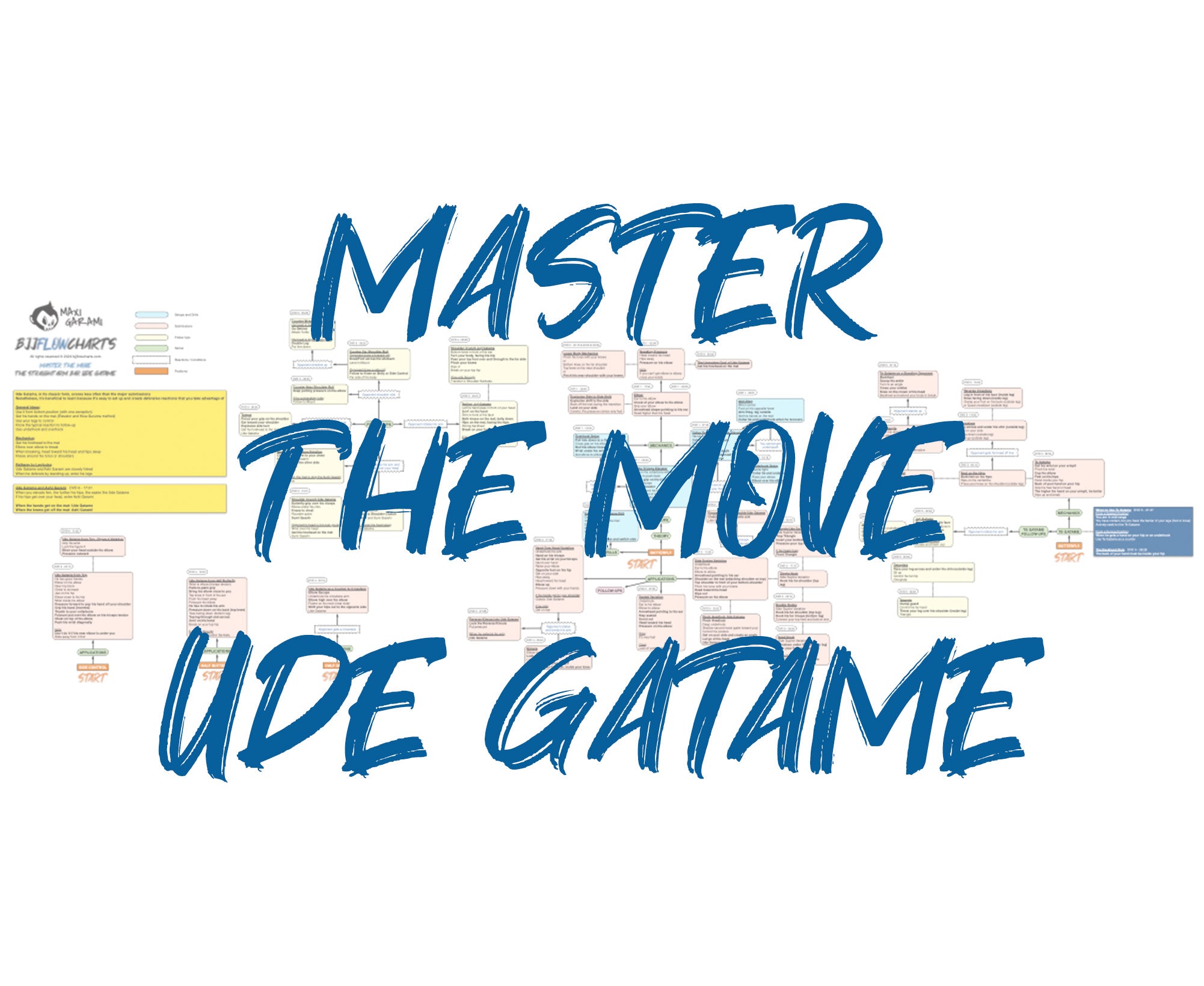 FlowChart - Master the Move: Ude Gatame by John Danaher – BJJFlowCharts