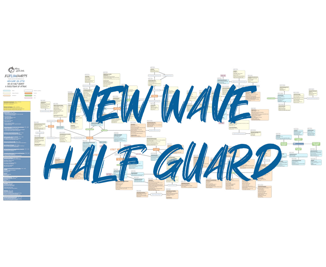 BJJFlowCharts-FlowChart of Danaher's Half Guard Jiu-Jitsu System