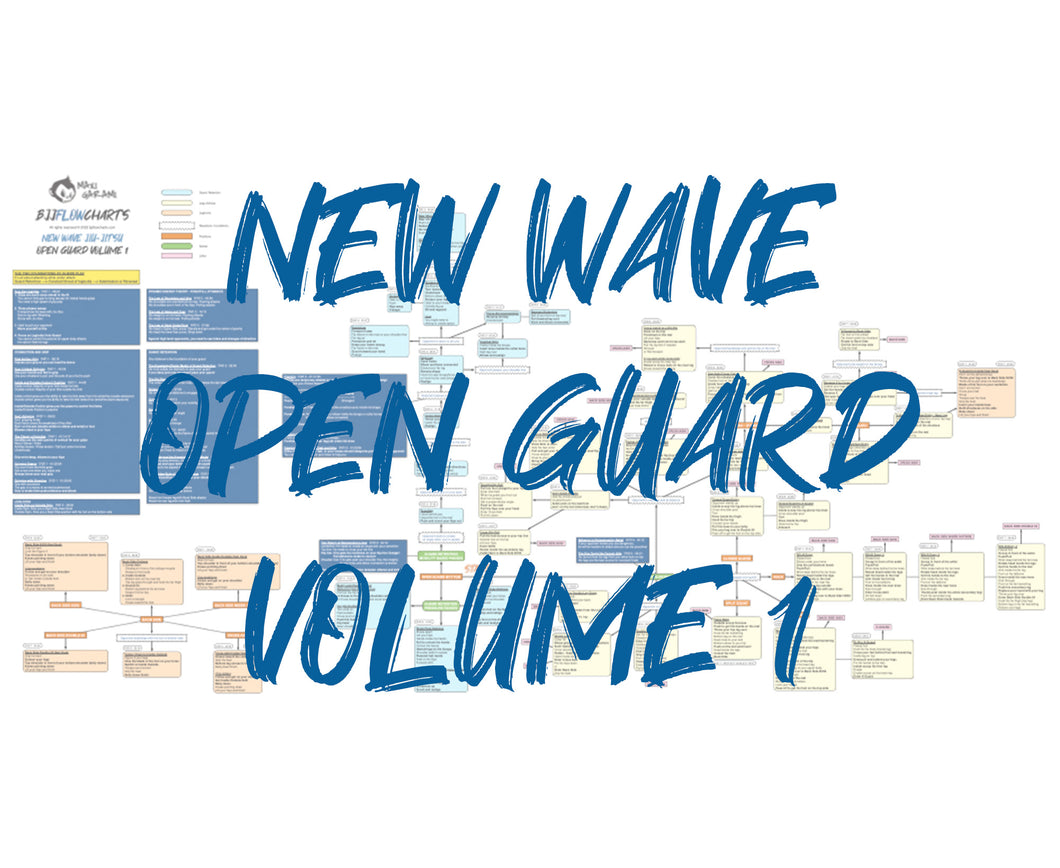 BJJFlowCharts-FlowChart of Danaher's Open Guard Jiu-Jitsu System