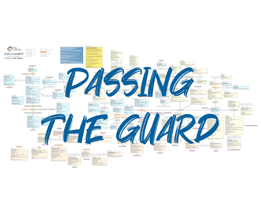 BJJFlowCharts-Flow Chart of Danaher's Guard Passing Jiu-Jitsu System